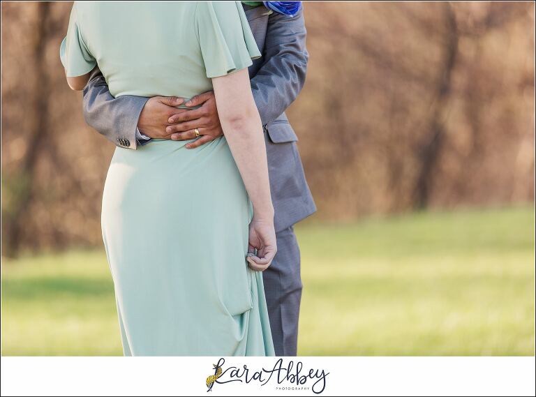 Spring Elopement Portraits at Oak Hollow Park in North Huntingdon, PA