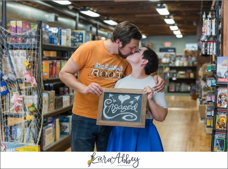 Engagement Session at Games Unlimited in Pittsburgh, PA