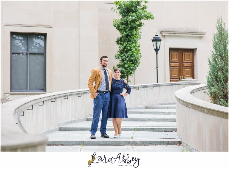 Engagement Session at Frick Fine Arts Building in Pittsburgh, PA