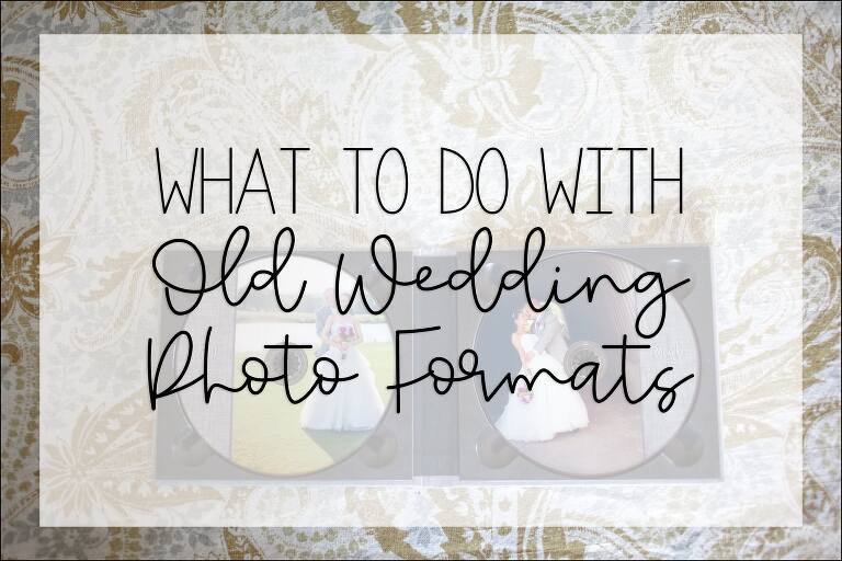 what to do with old wedding photo formats