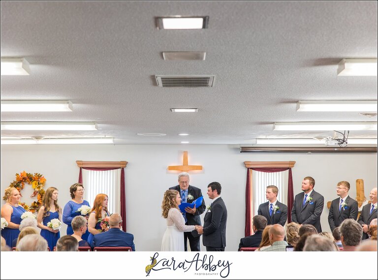Summer Wedding Ceremony at Friendship Baptist Church in Irwin, PA