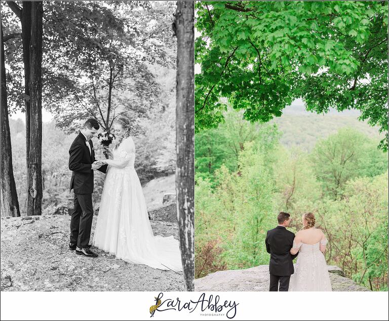 Rainy Spring Wedding at Oak Lodge in Stahlstown, PA