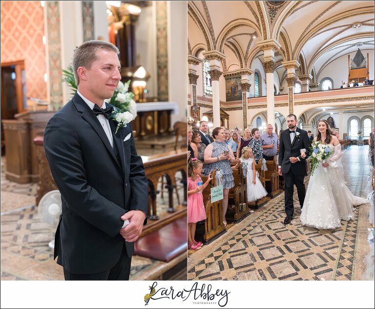 Summer Wedding at Immaculate Heart of Mary Church on Polish Hill in Pittsburgh, PA