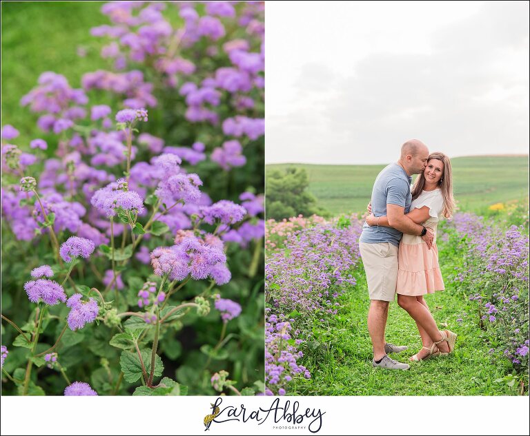 Wildflower Fields Engagement Session at Simmons Farm in McMurray, PA