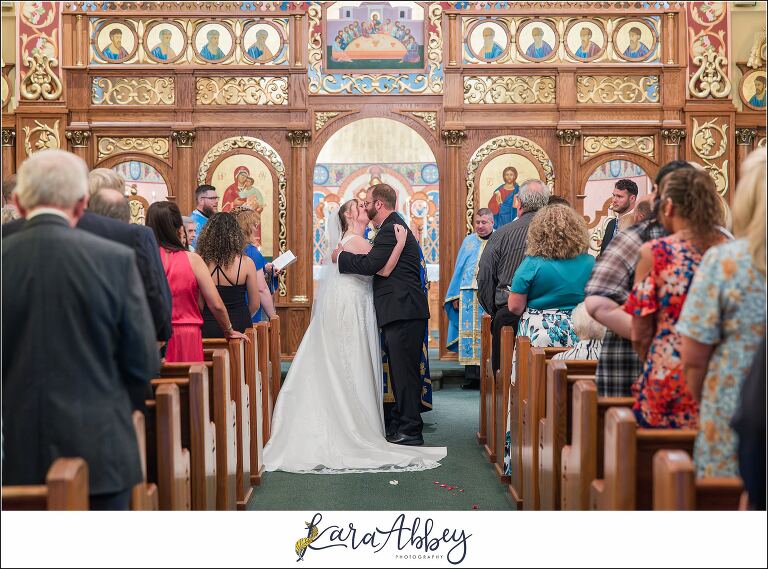 Summer Wedding at St. Mary's Byzantine Catholic Church and The Dome in Latrobe, PA