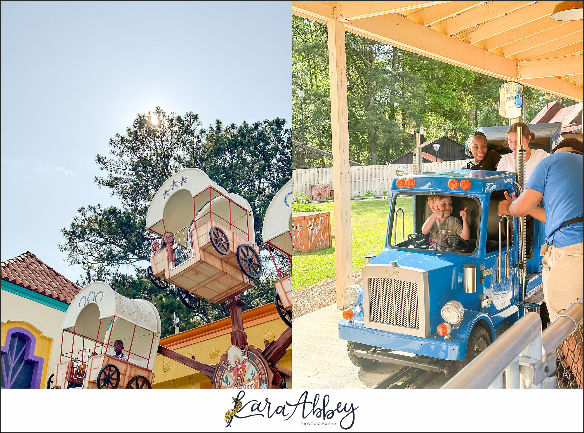 A Day at Six Flags Over The Adventuring Abbeys Family VLOG