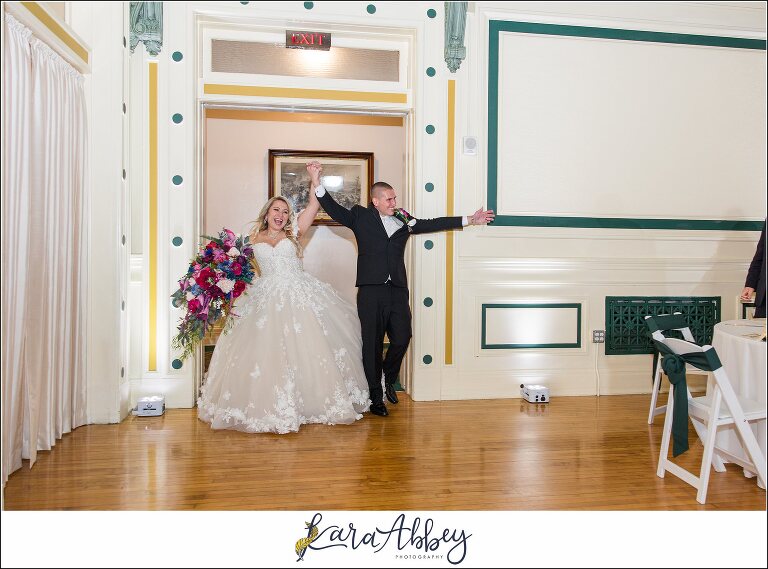 Jewel Tone Fall Wedding at Soldiers and Sailors Memorial Hall in Pittsburgh, PA