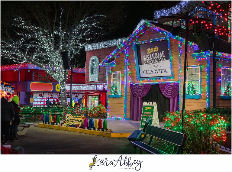 Holiday Lights at Kennywood Park The Adventuring Abbeys Family VLOG