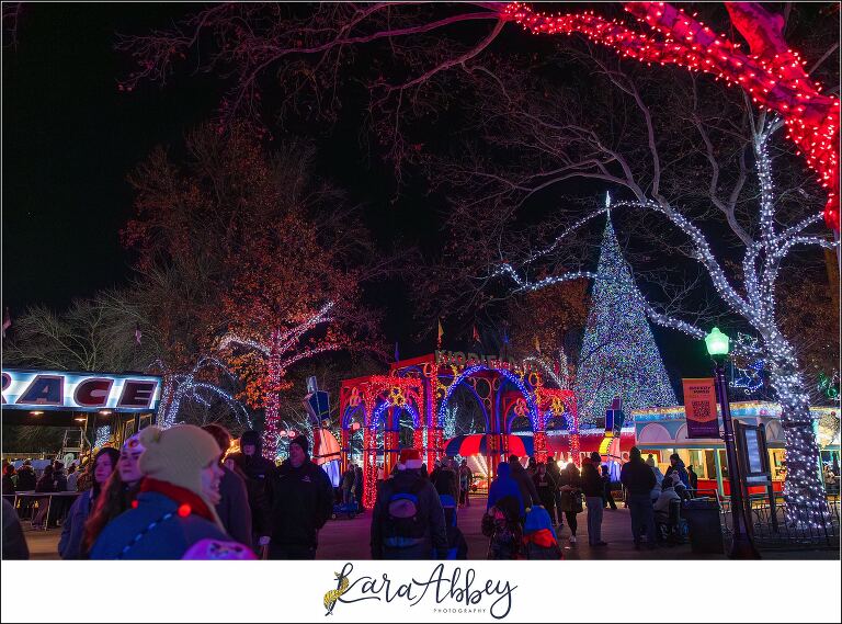 Holiday Lights at Kennywood Park The Adventuring Abbeys Family VLOG