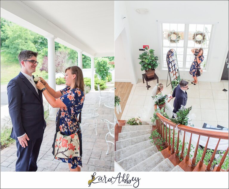 Behind the Scenes as a Wedding Photographer in Irwin PA