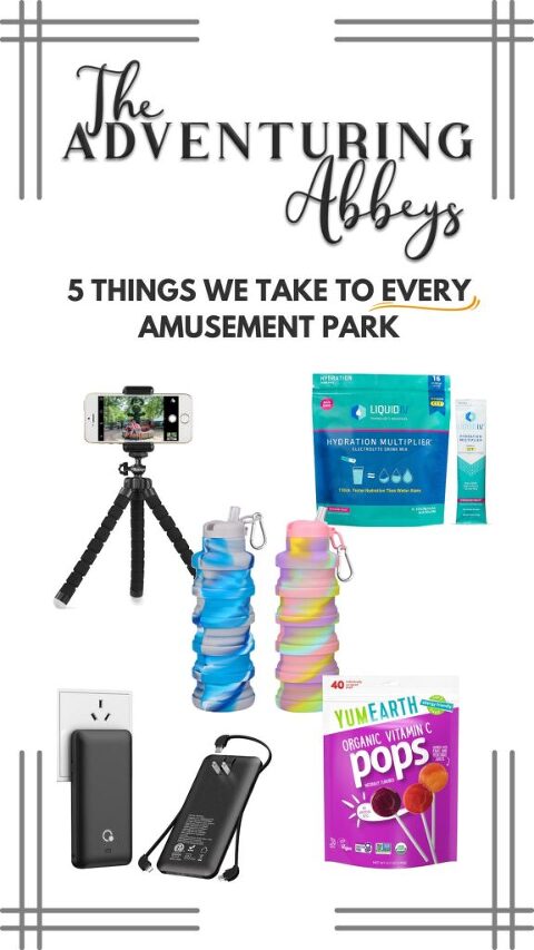 5 THINGS WE TAKE TO EVERY AMUSEMENT PARK