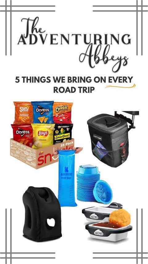 5 THINGS WE BRING ON EVERY ROAD TRIP (as a family of 4 who travel to ride roller coasters all summer!)